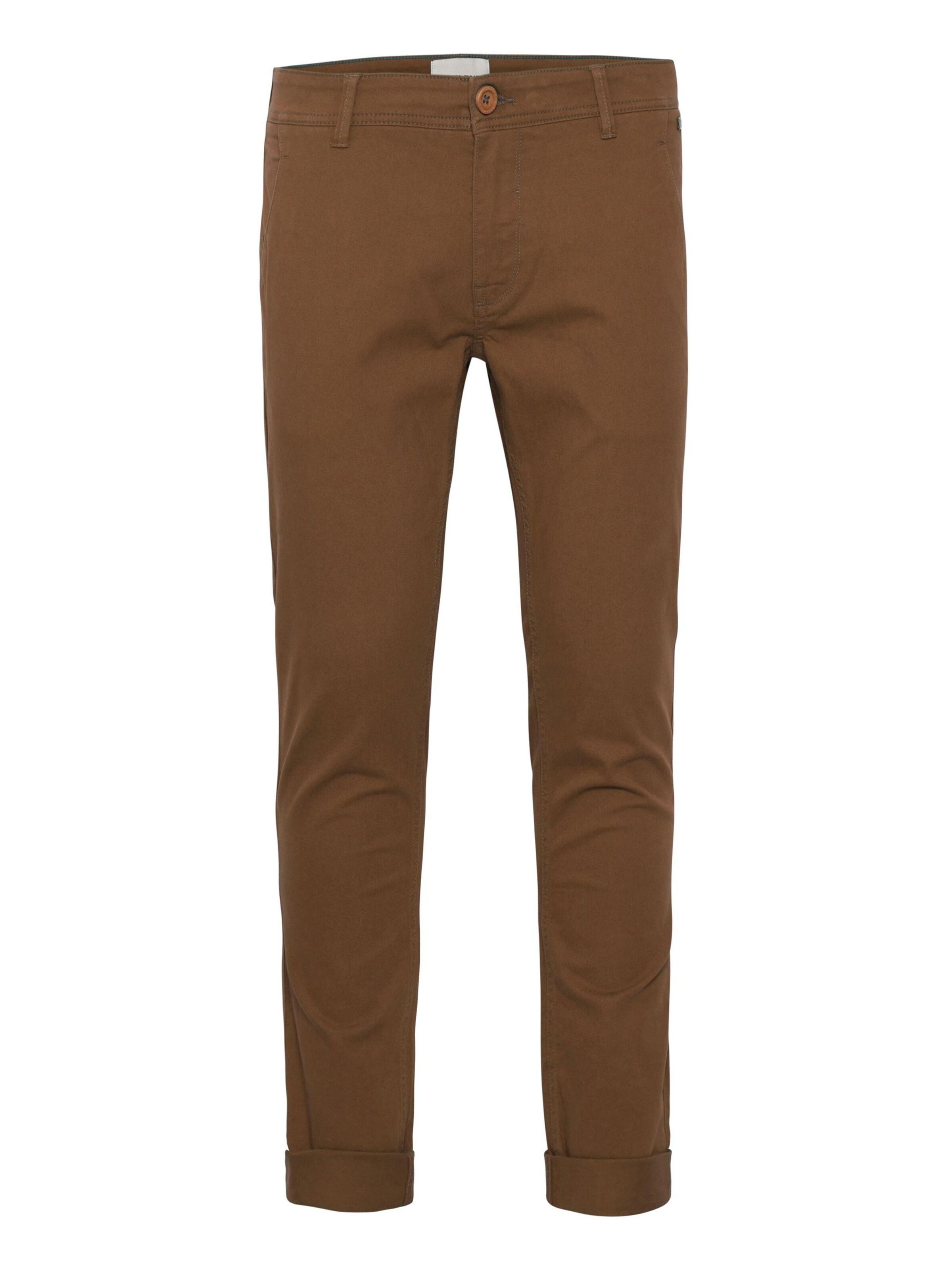 BLEND Chino 'Natan' in Bruin: voorkant