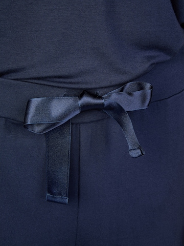 Myjama Pyjamahose `Billie`, figurbetont, besonders weich & angenehm auf der Haut in Blau