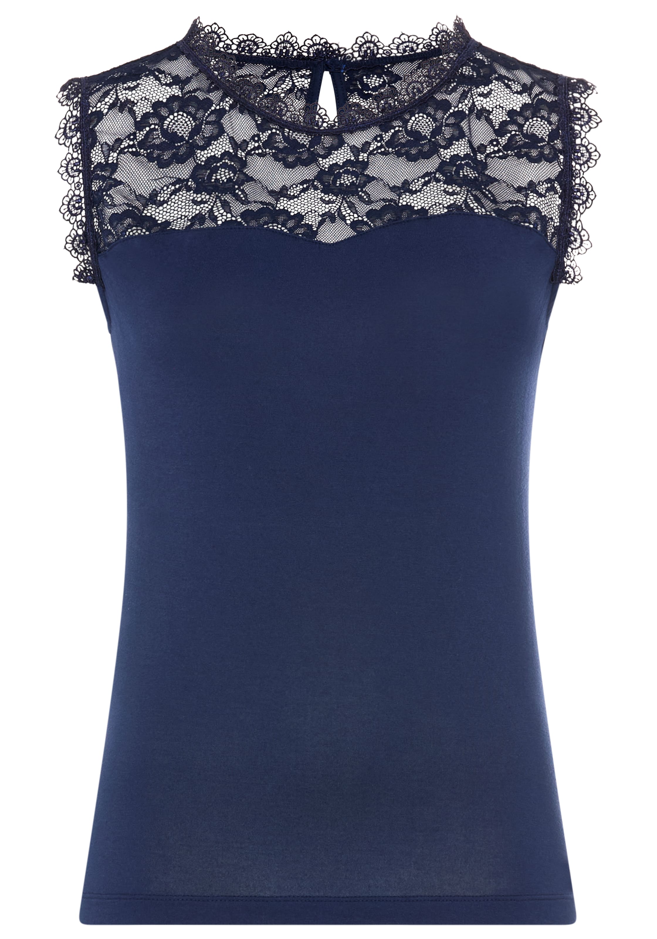 LAURA SCOTT Top in Blue: front