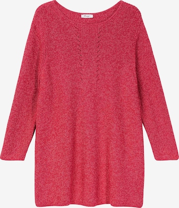 Pullover di SHEEGO in rosa: frontale