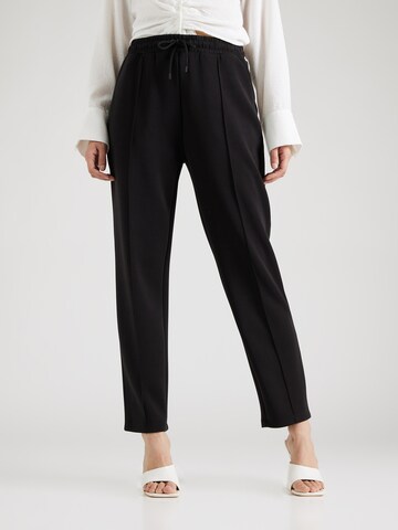 s.Oliver Tapered Pants in Black: front