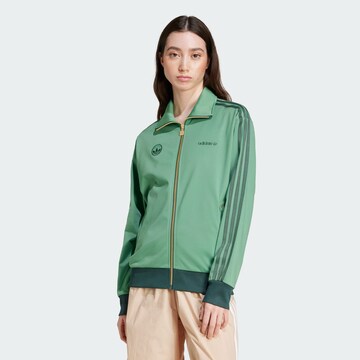 ADIDAS ORIGINALS Sweatvest 'Firebird' in Groen: voorkant