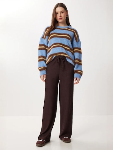 Wide Leg Pantalon Happiness İstanbul en marron