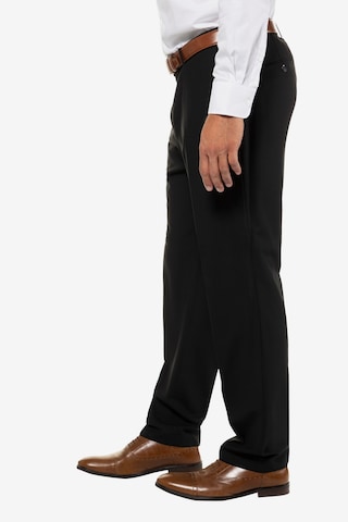 Regular Pantalon à plis 'Zeus' JP1880 en noir