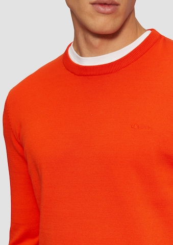 s.Oliver Pullover in Orange