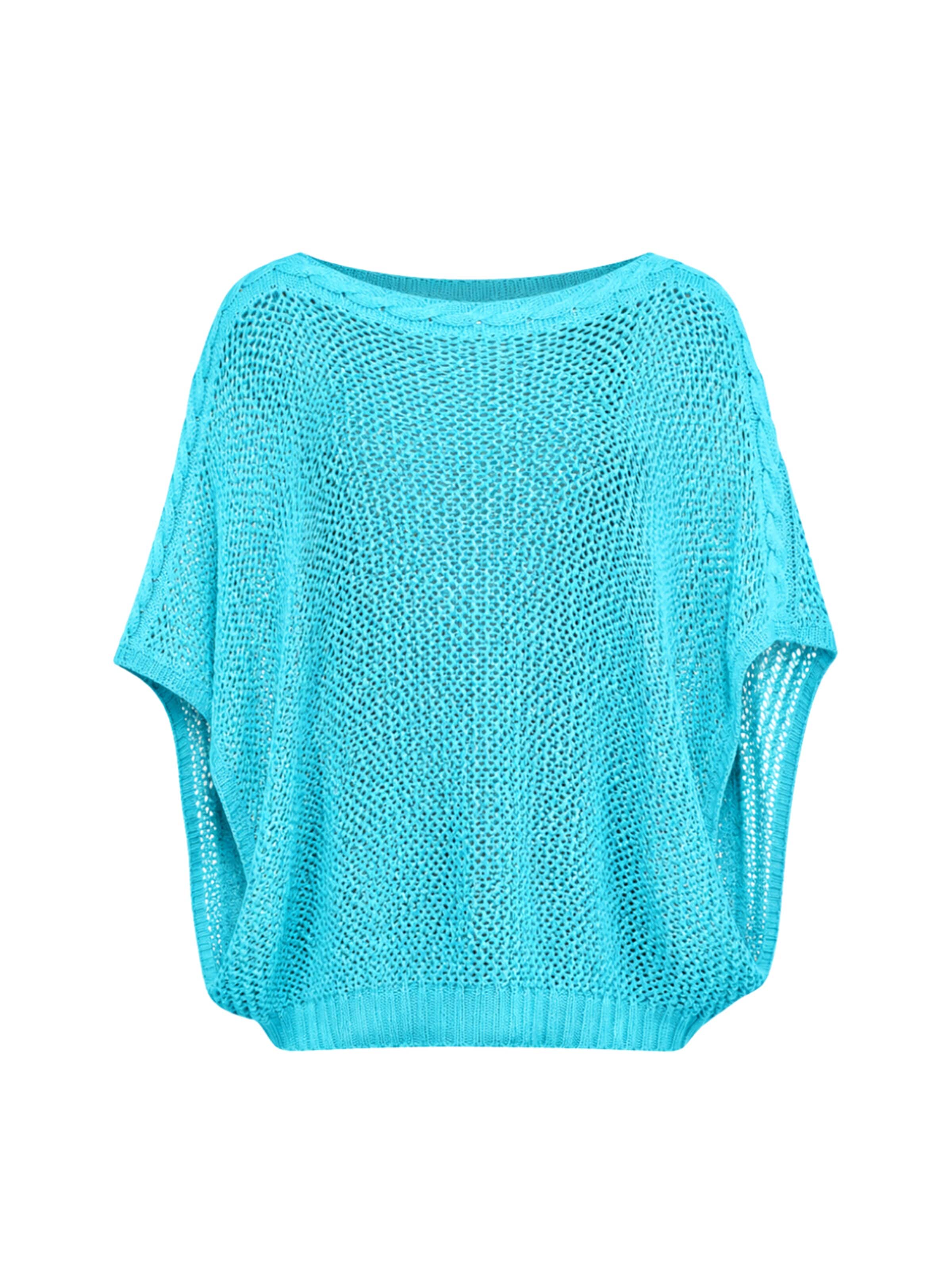 Süel knitwear Pullover 'Birthday'‌‌ in Blau: Vorderseite