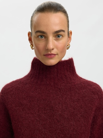 SELECTED Trui 'SLFGABRIELLA' in Rood
