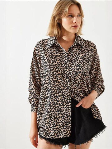 Bianco Lucci Blouse in Beige