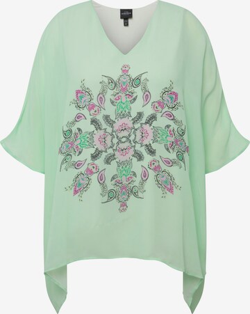 Ulla Popken Blouse in Groen: voorkant