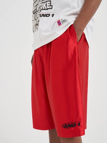 AND1 Loosefit Funkční kalhoty – červená