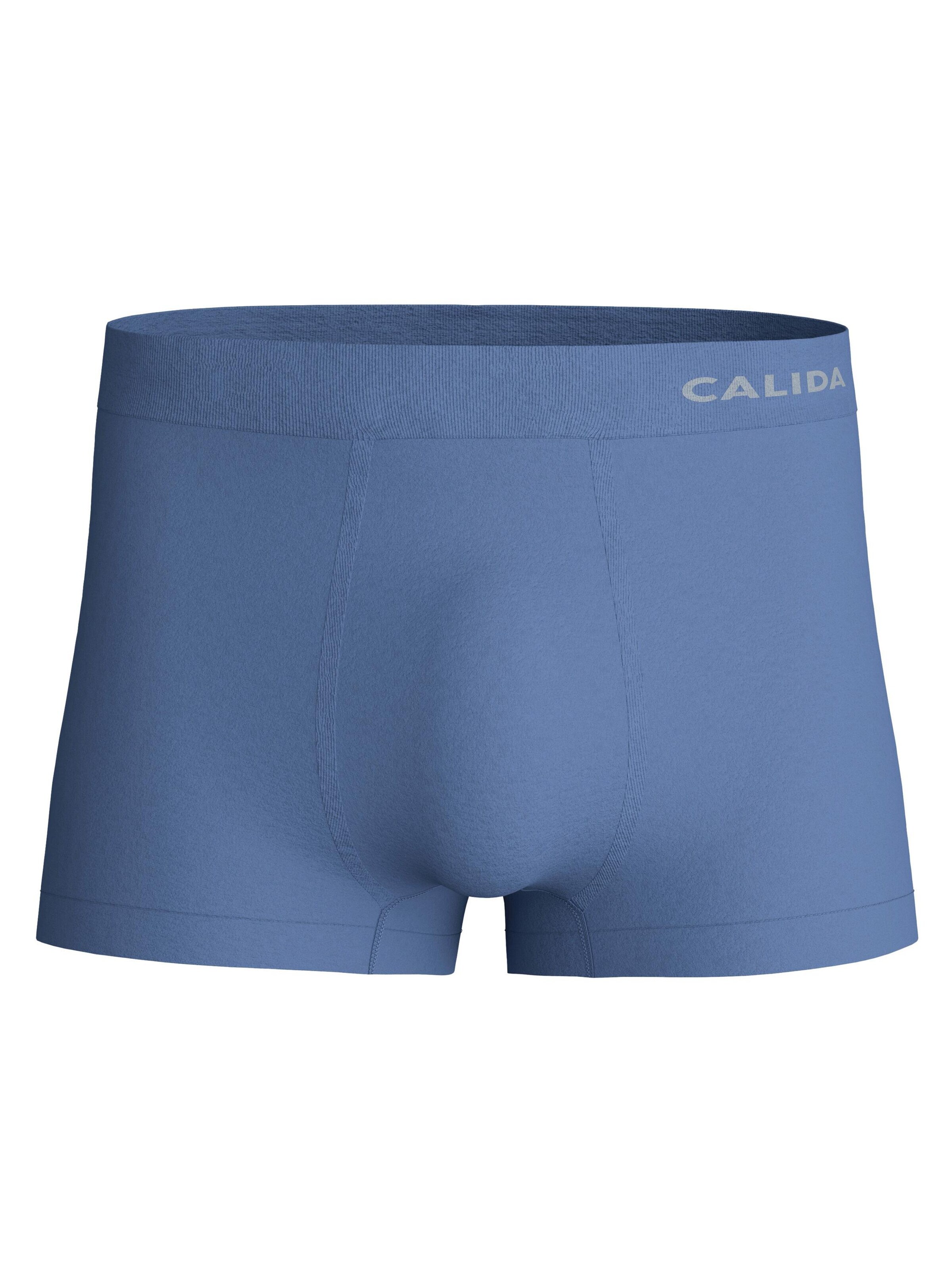 CALIDA Boxershorts 'Seamless Natural' in L in de kleur Blauw gemêleerd, Productweergave