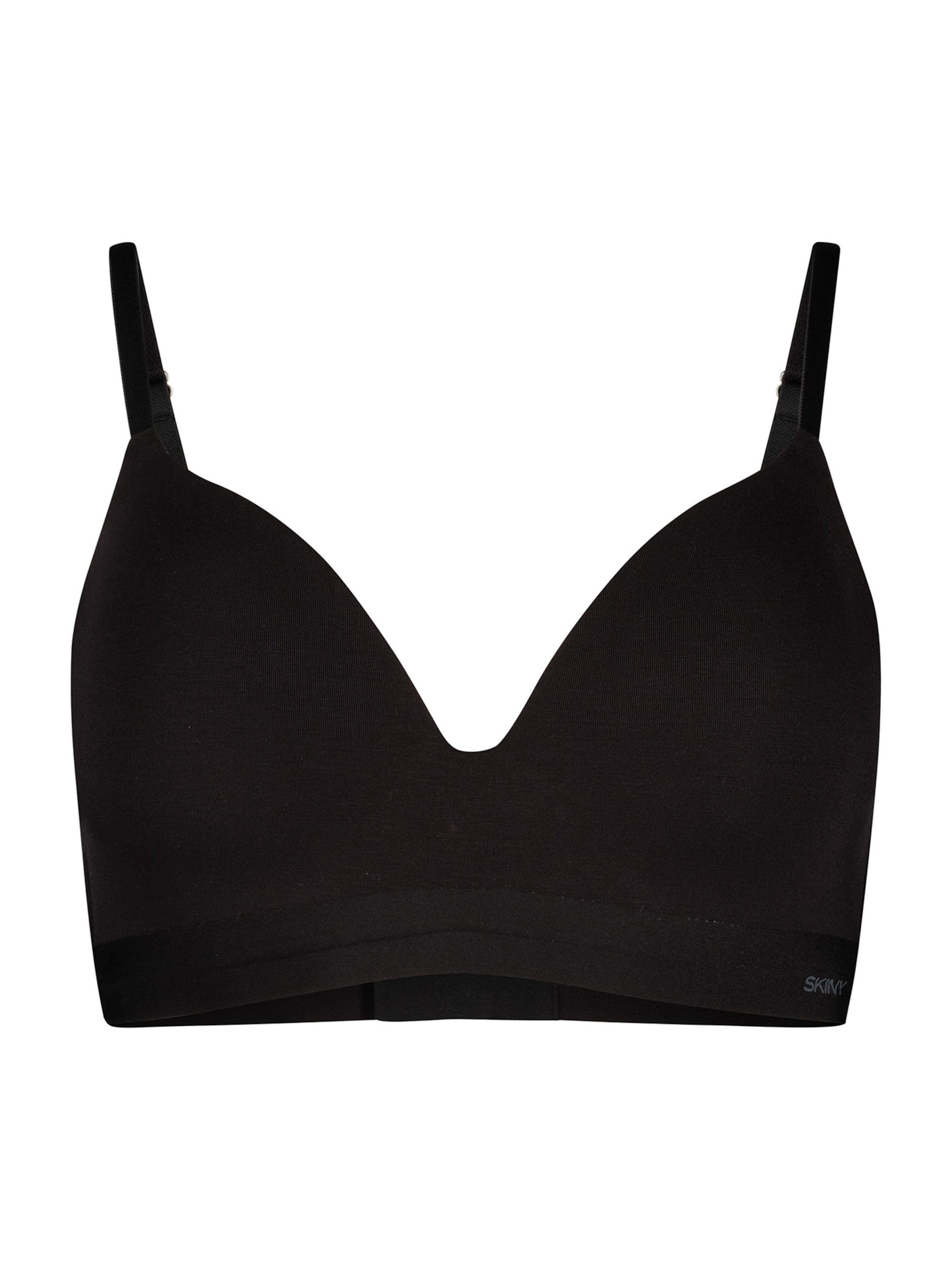 Skiny Сутиен с триъгълни чашки Сутиен в черно: отпред