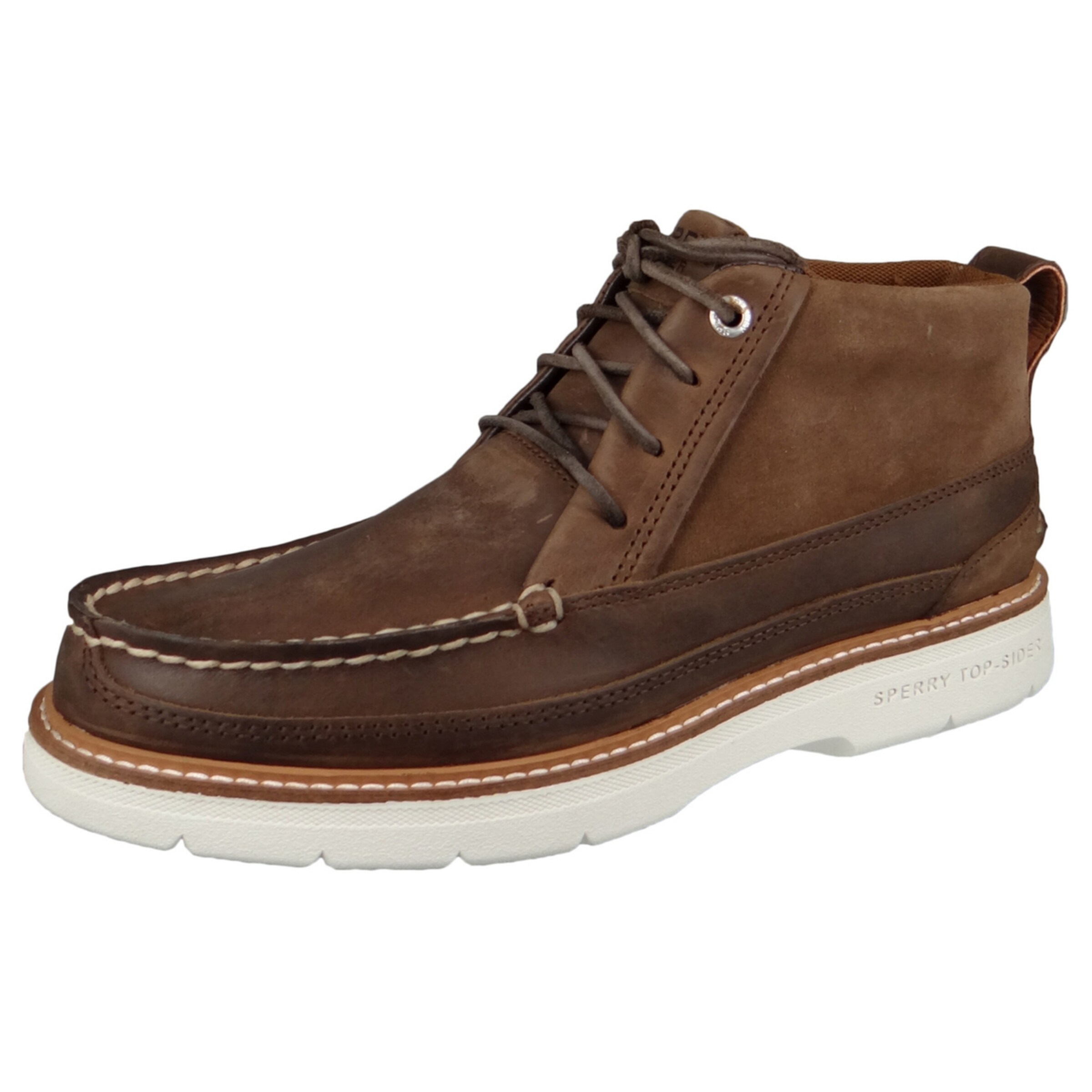 Bottines à lacets SPERRY en marron : devant