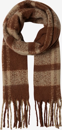 ICHI Écharpe 'FRANCI' en marron / greige, Vue avec produit
