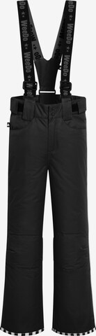 WeeDo Regular Athletic Pants in Black: front