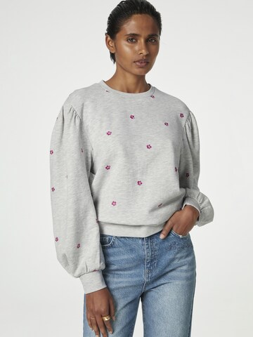 Fabienne Chapot Sweatshirt 'Lin' in Grijs: voorkant