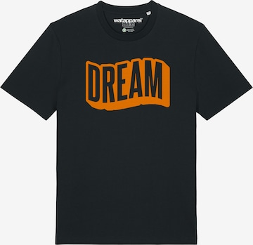 Watapparel Shirt 'Dream' in Schwarz: Vorderseite