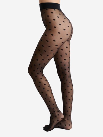 ETAM Fine Tights in Black: front