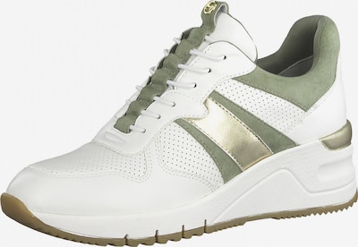 TAMARIS Låg sneaker i guld / grön / vit, Produktvy