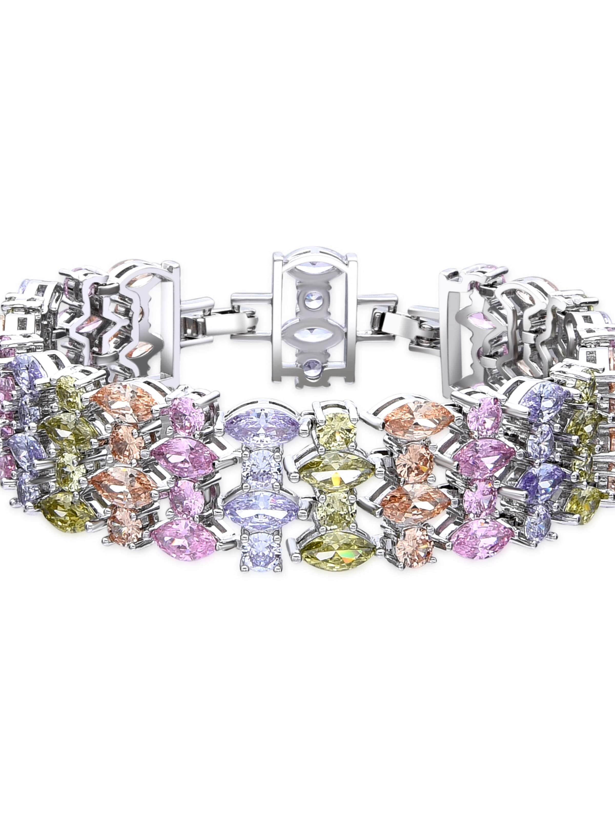 Luxenter Armband 'Hizuli'‌‌‌‌‌‌‌ in 17 cm in mischfarben, Produktansicht