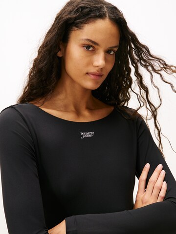 Tommy Jeans Rövid body - fekete
