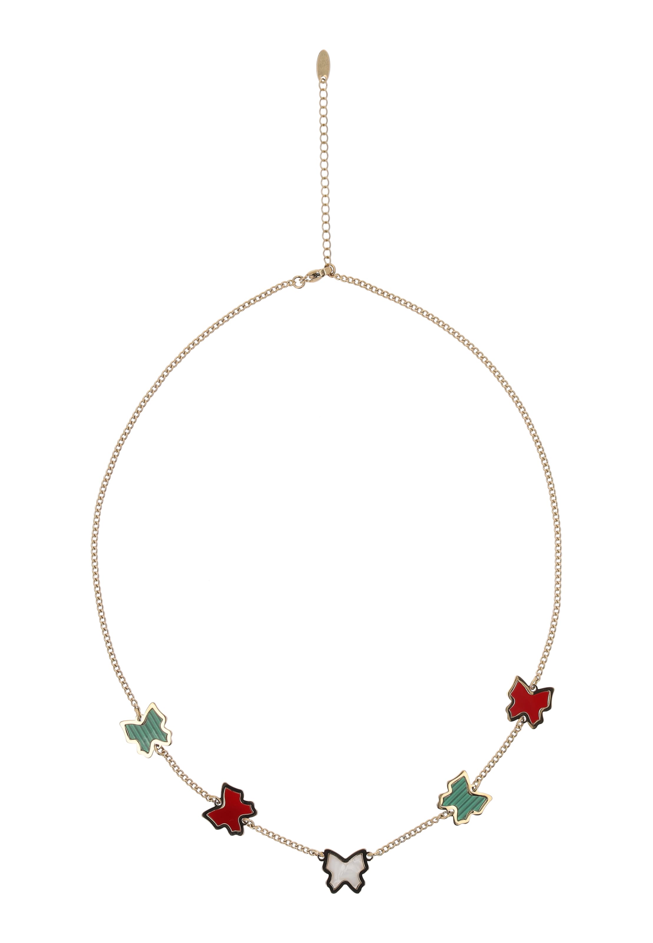 MYMO Chaîne en or / mélange de couleurs, Vue avec produit