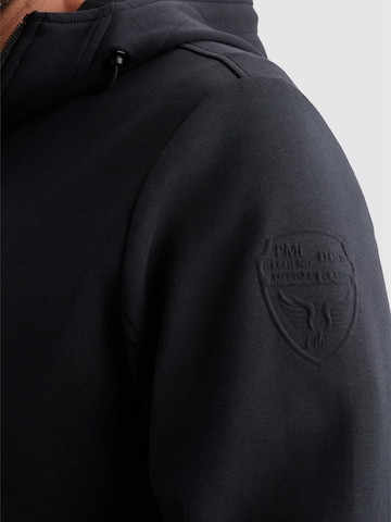 PME Legend - Sudadera 'PME LEGEND - Sweat jacket with hood and chest pocket' en azul