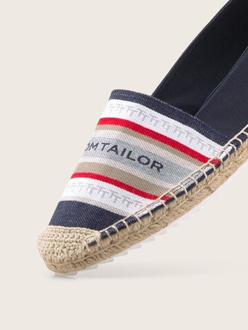 TOM TAILOR Espadrilles in Blau