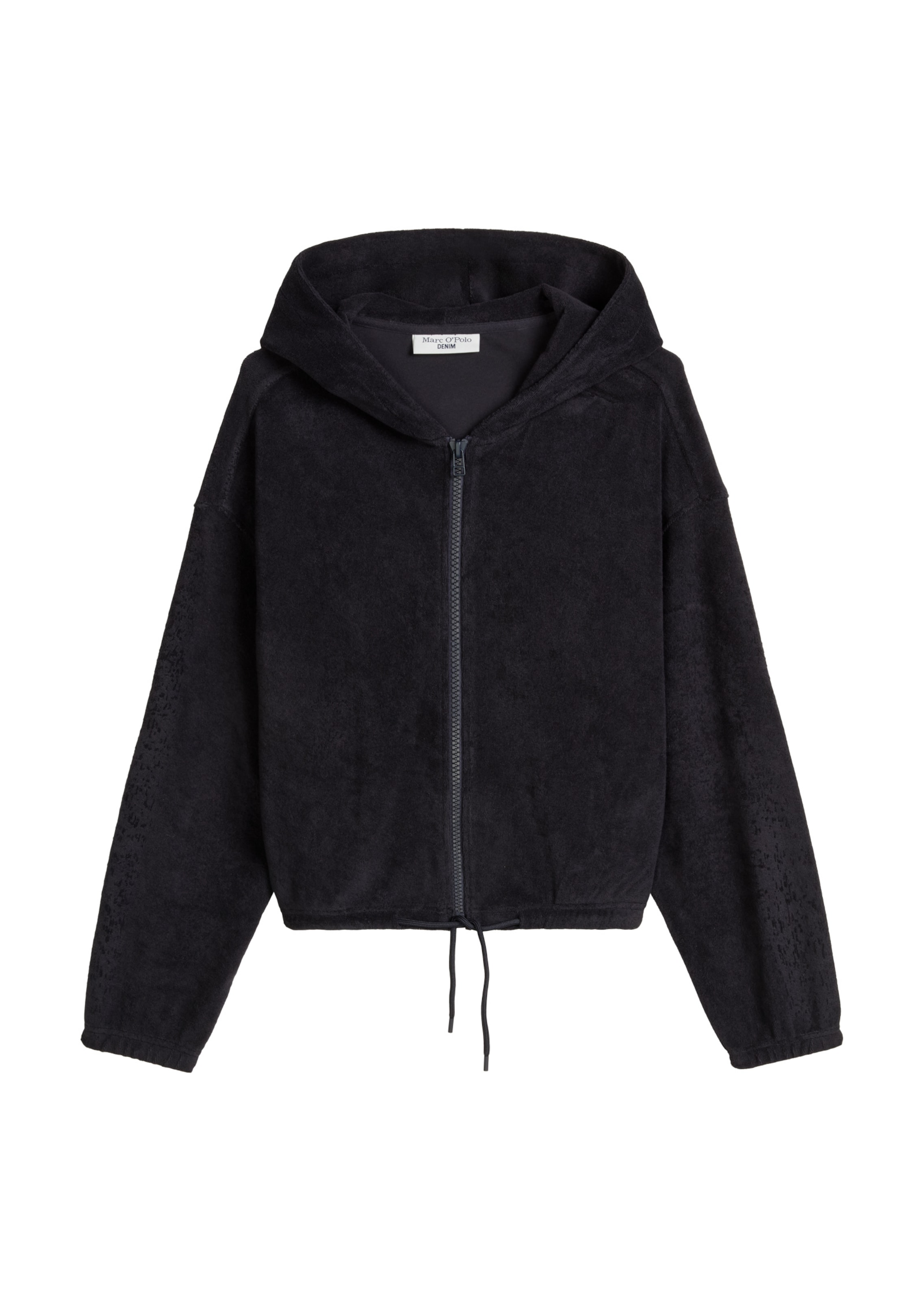 Marc O'Polo DENIM Sweatvest in Blauw: voorkant