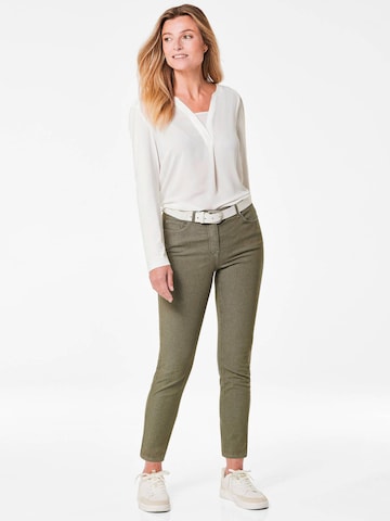Goldner Slim fit Jeans 'BELLA' in Green