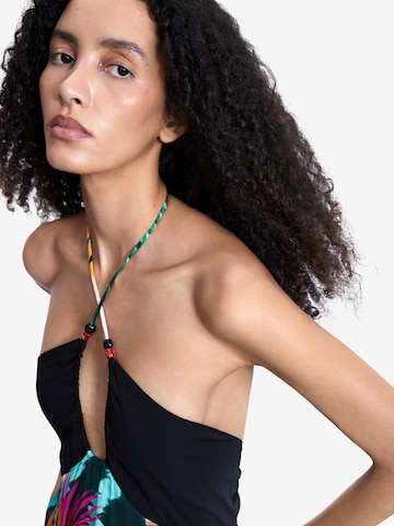 Desigual Καλοκαιρινό φόρεμα 'Tropical' σε μαύρο