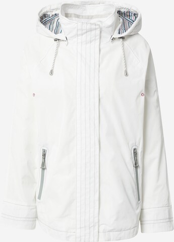 Amber & June Φθινοπωρινό και ανοιξιάτικο μπουφάν σε λευκό: μπροστά