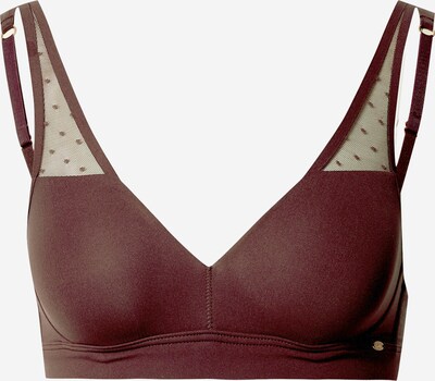 Skiny Soutien-gorge 'Plumetis' en aubergine, Vue avec produit