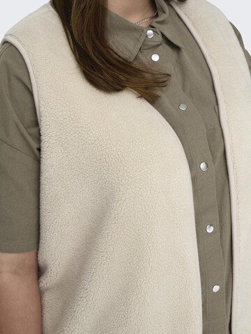 ONLY Carmakoma Vest in Beige