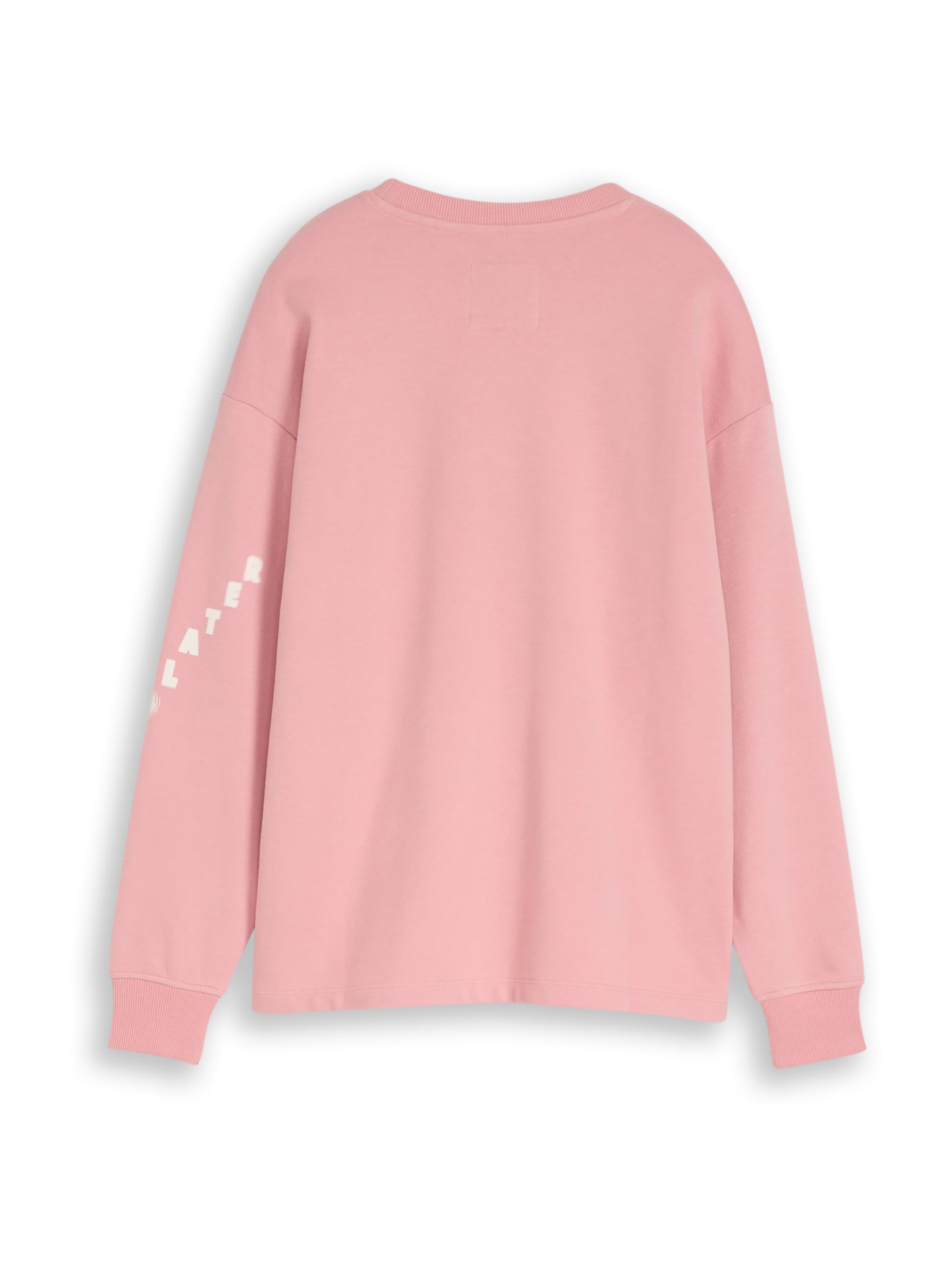 TOM TAILOR Sweatshirt in Pink
