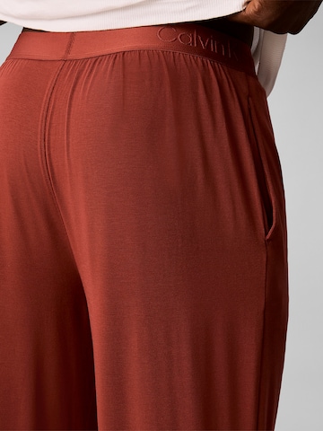 Calvin Klein Pyjamahose in Rot
