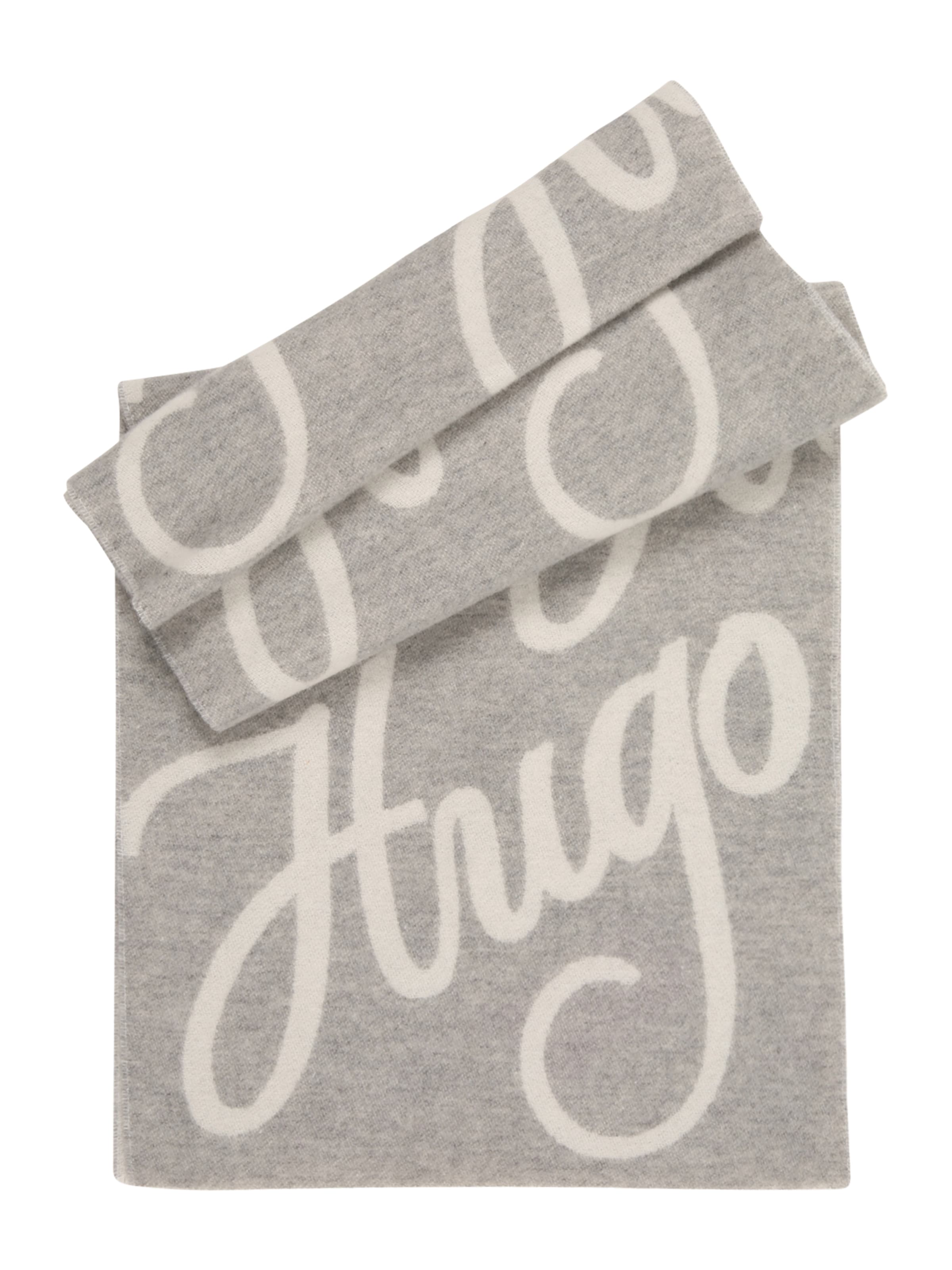 Fular 'Byanca' de la HUGO pe gri: față