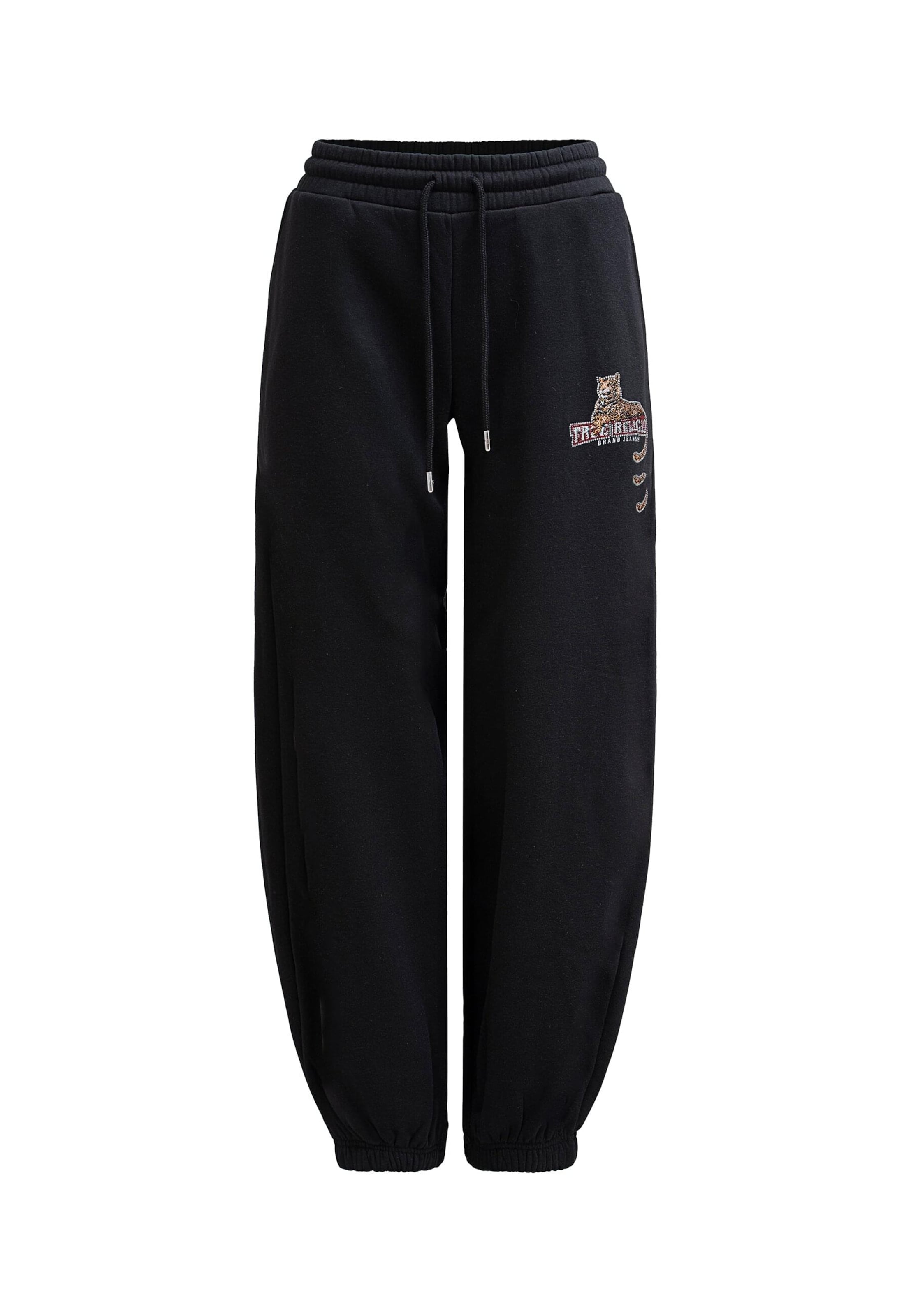Loosefit Pantaloni sportivi di True Religion in nero: frontale