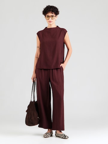 OPUS - Pierna ancha Pantalón 'Marou' en rojo