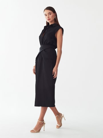 Willa - Vestidos camiseiros 'Vaeda' em preto