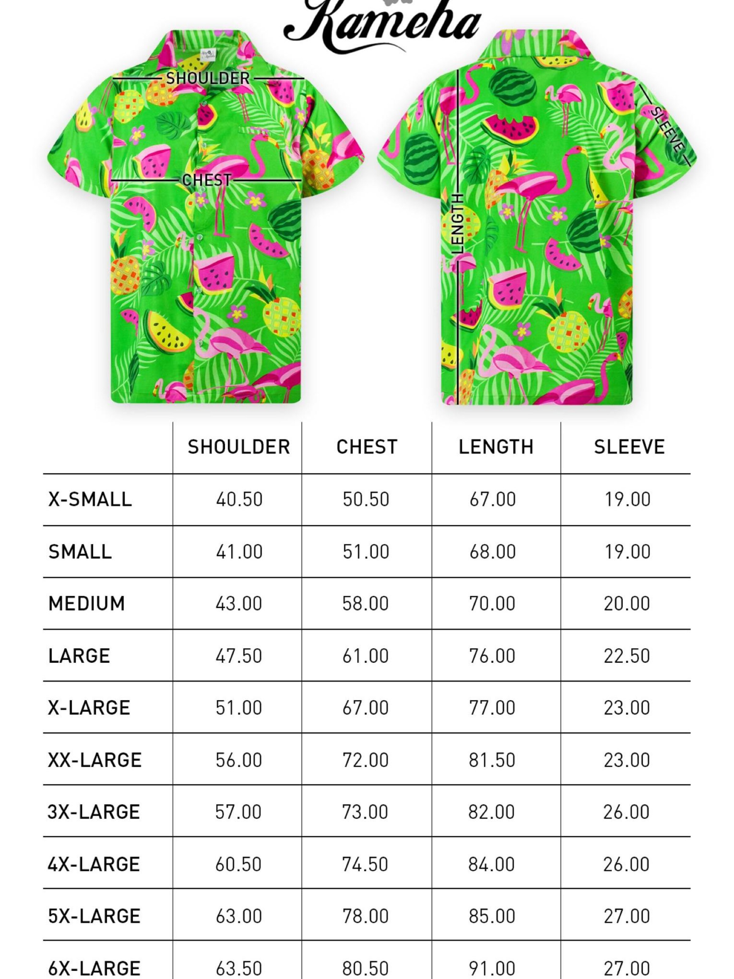 King Kameha Shirt 'Flamingo Melone'‌‌‌‌‌‌‌ in Grün