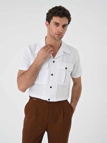 Antioch Regular Fit Skjorte i hvid