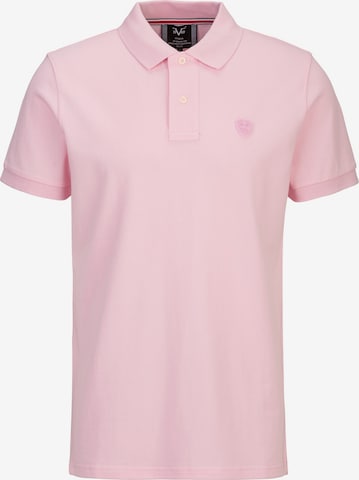 19V69 ITALIA Poloshirt 'Emilio' in Pink: Vorderseite