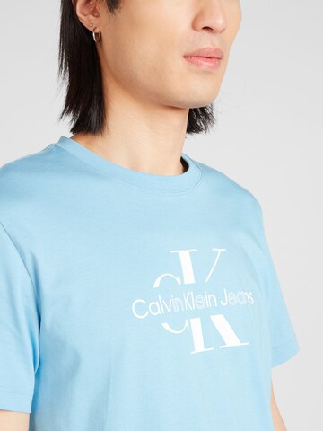 mėlyna Calvin Klein Jeans Marškinėliai