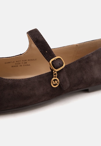 MICHAEL Michael Kors Балетки с ремешком 'NELLIE FLEX' в Коричневый
