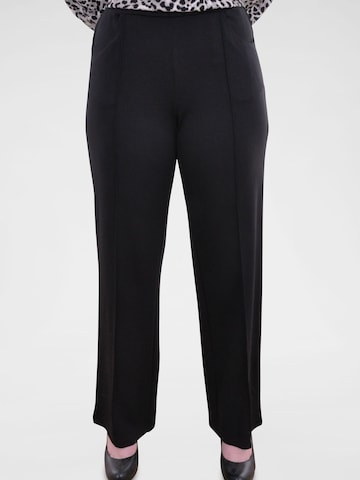 Wide Leg Pantalon Navigazione en noir