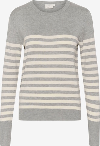 Pull-over 'Lizza' Kaffe en gris : devant