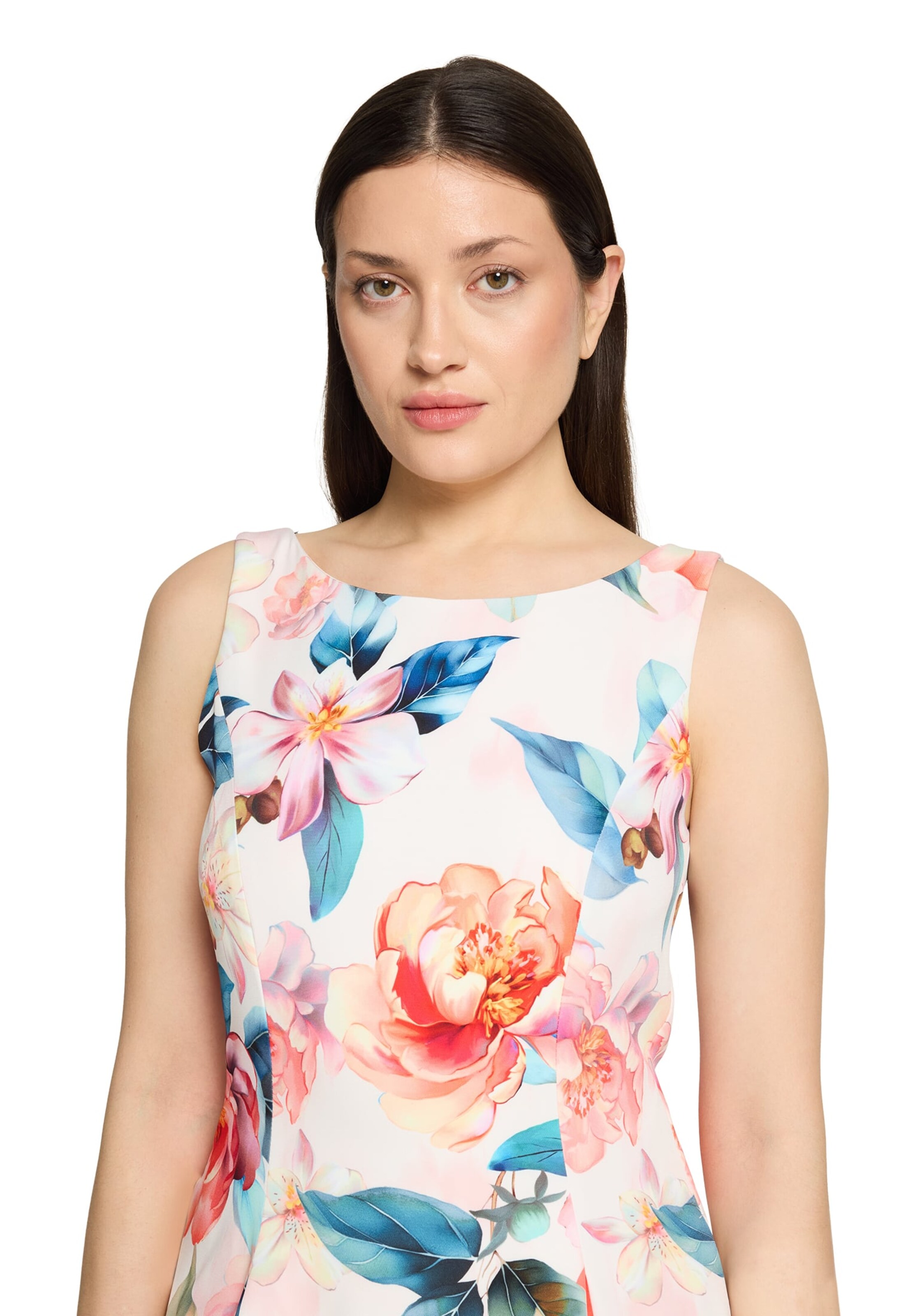 Vera Mont Evening Dress in Orange