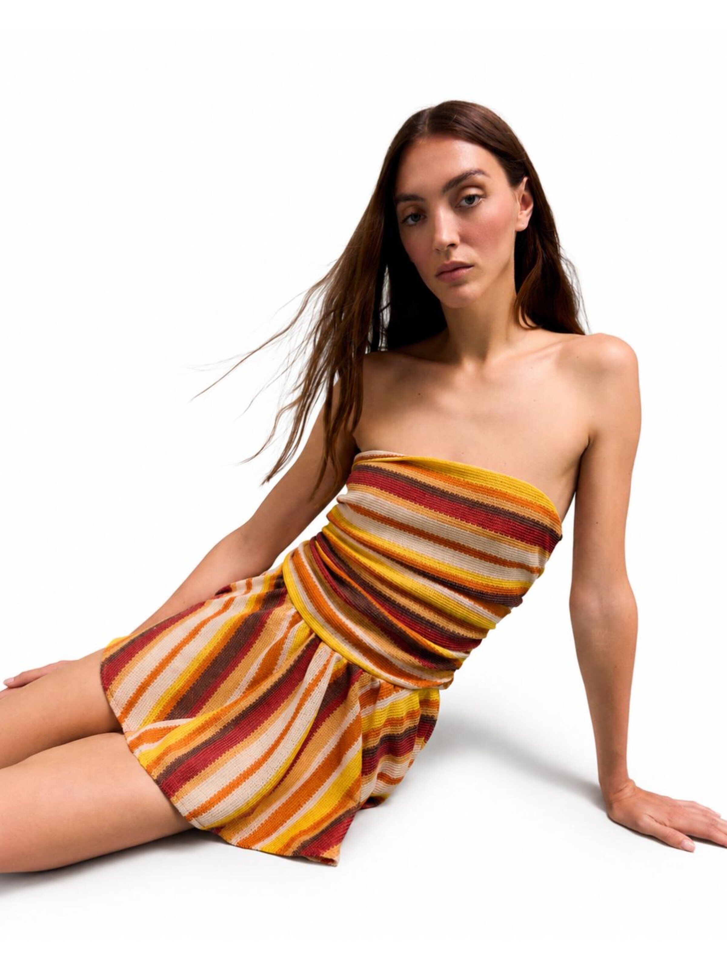 Carmen Says - Vestido de punto 'Sunlight' en amarillo