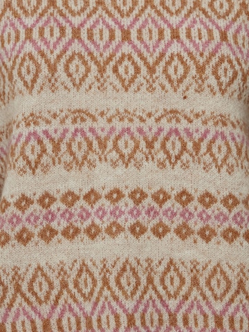 Pullover 'POVOKE' di ICHI in beige